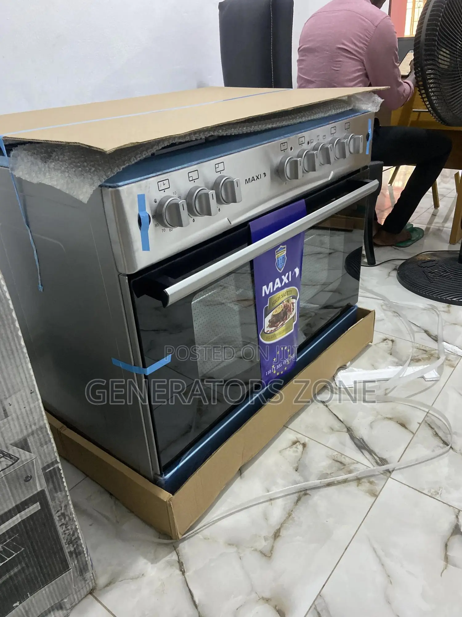 Quality Maxi 90X60 Auto Ignition Cooker With Oven