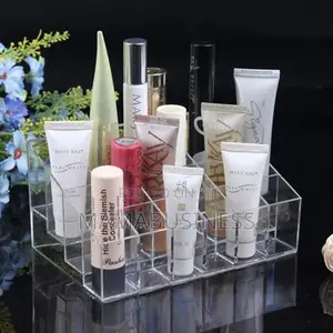 Cosmetics Stand Display Holder 24 Section Storage Box