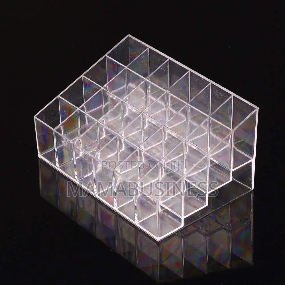 Cosmetics Stand Display Holder 24 Section Storage Box