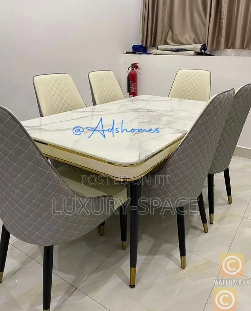 Unique Marble Dining Set By 6