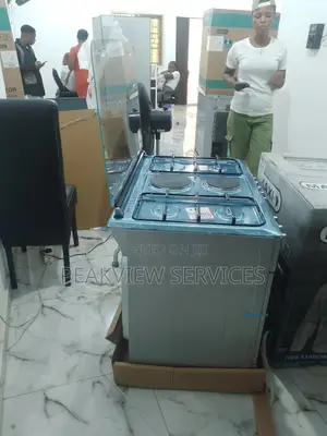 Brand-New Maxi 6090 Inox Gas Cooker With 4b+2p