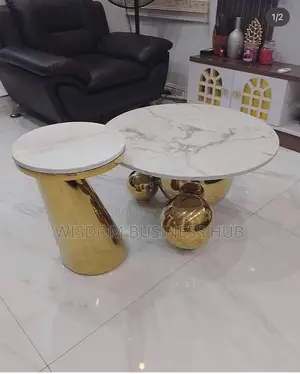 Center Table With One Side Table