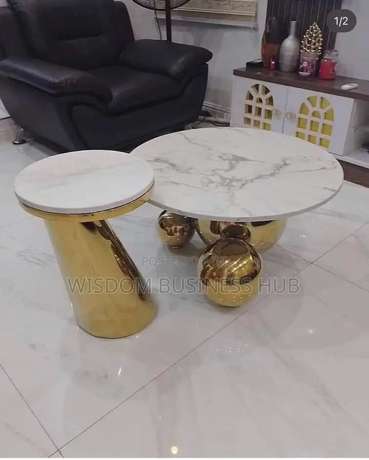 Center Table With One Side Table
