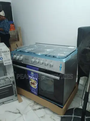 Brand-New Maxi 6090 Inox Gas Cooker With 4b+2p