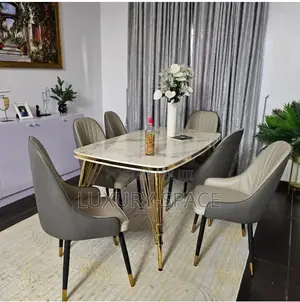 Unique Dining Set by 6 Chairs