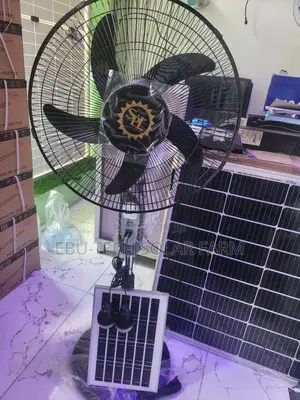Solar Rechargeable Fan AC and AC 16 Inches