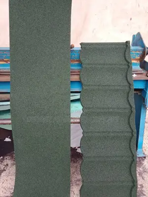 O.55 Mm Stone Coated Bush Green Colored Roof Tile