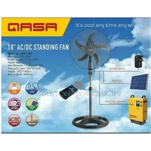 18” Ac/Dc Standing Fan With Remote Control QSF-18r