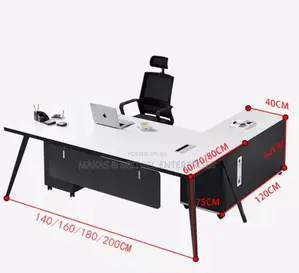 1.6 Imported Metal Leg Office Desk