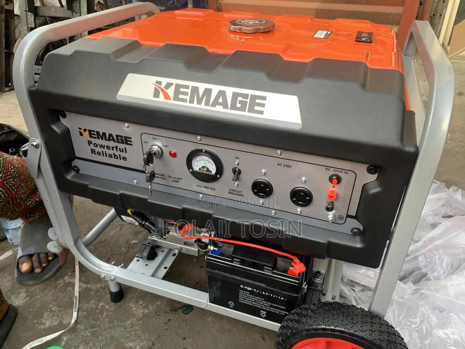 Kemage Km7500 7kva Remote Control Generator