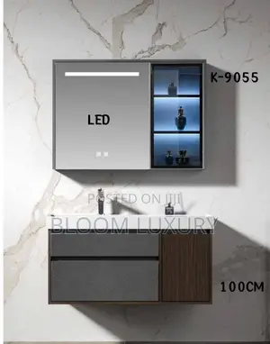 Bathroom or Dinning Cabinet With LED Mirror