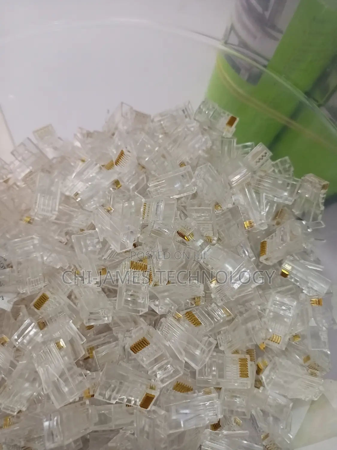 Pass Through Cat6 Connectors 100psc