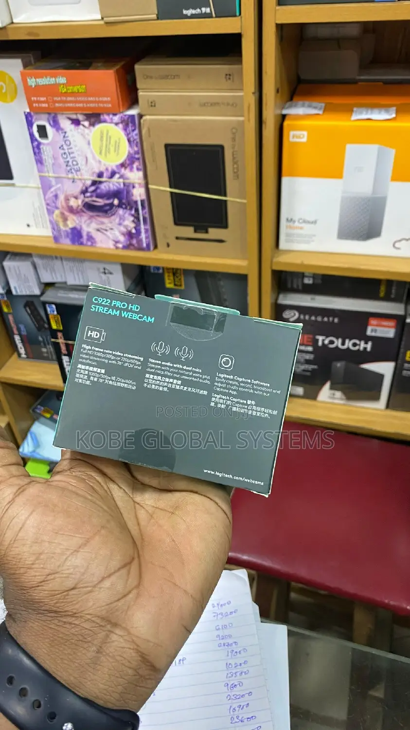 C922 PRO HD Webcam Logitech