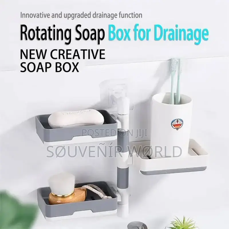 Soap Rack No Drilling Three-layer