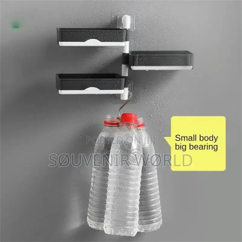 Soap Rack No Drilling Three-layer