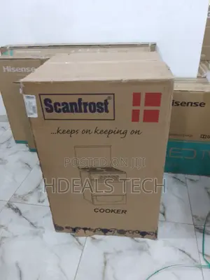 Scanfrost 4 Burner Gas Cooker With Oven.
