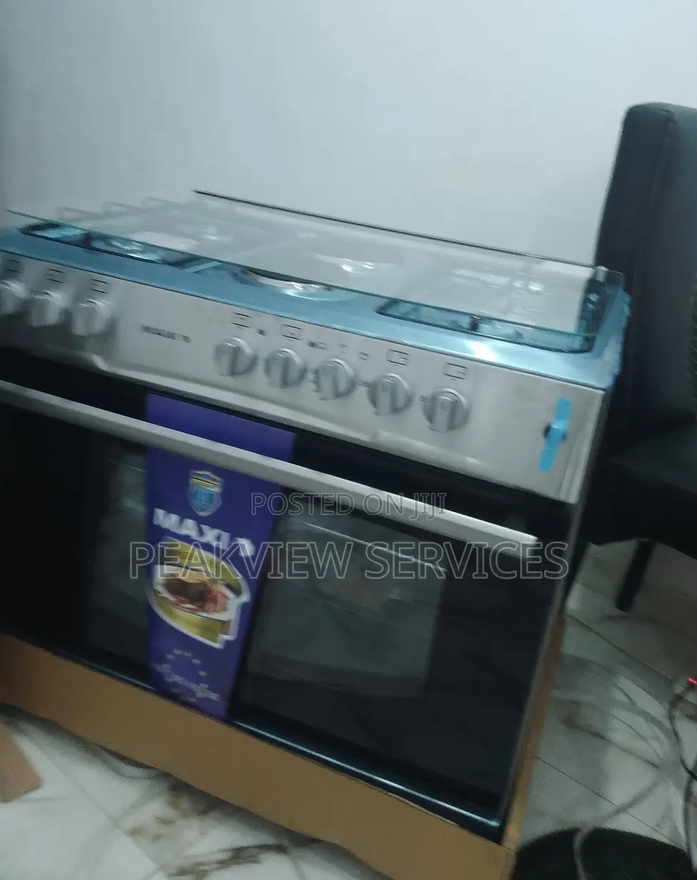 Standing Gas Cooker Maxi 90*60 INOX