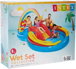 Intex Inflatable Rainbow Ring Play Centre