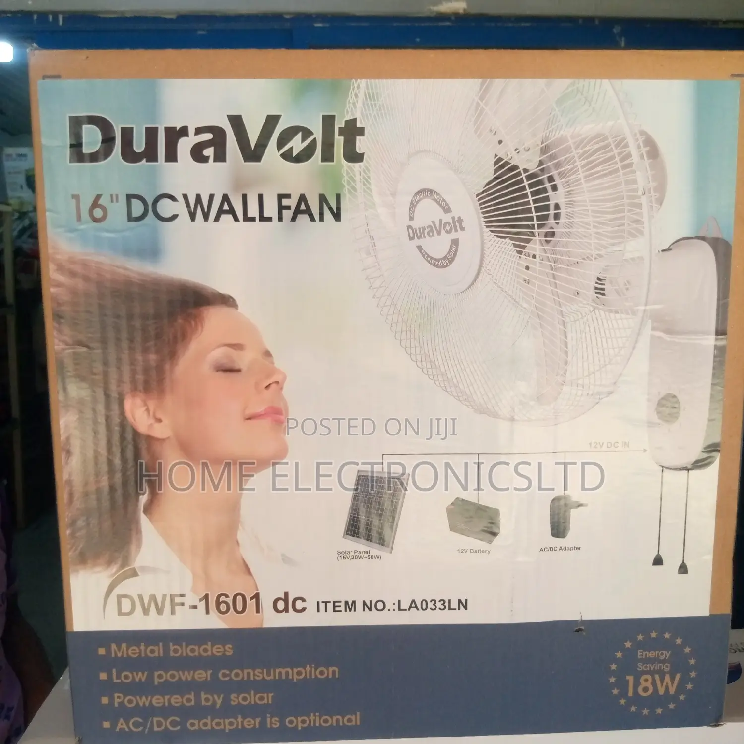 Duravot Wall Fan 16 Inches