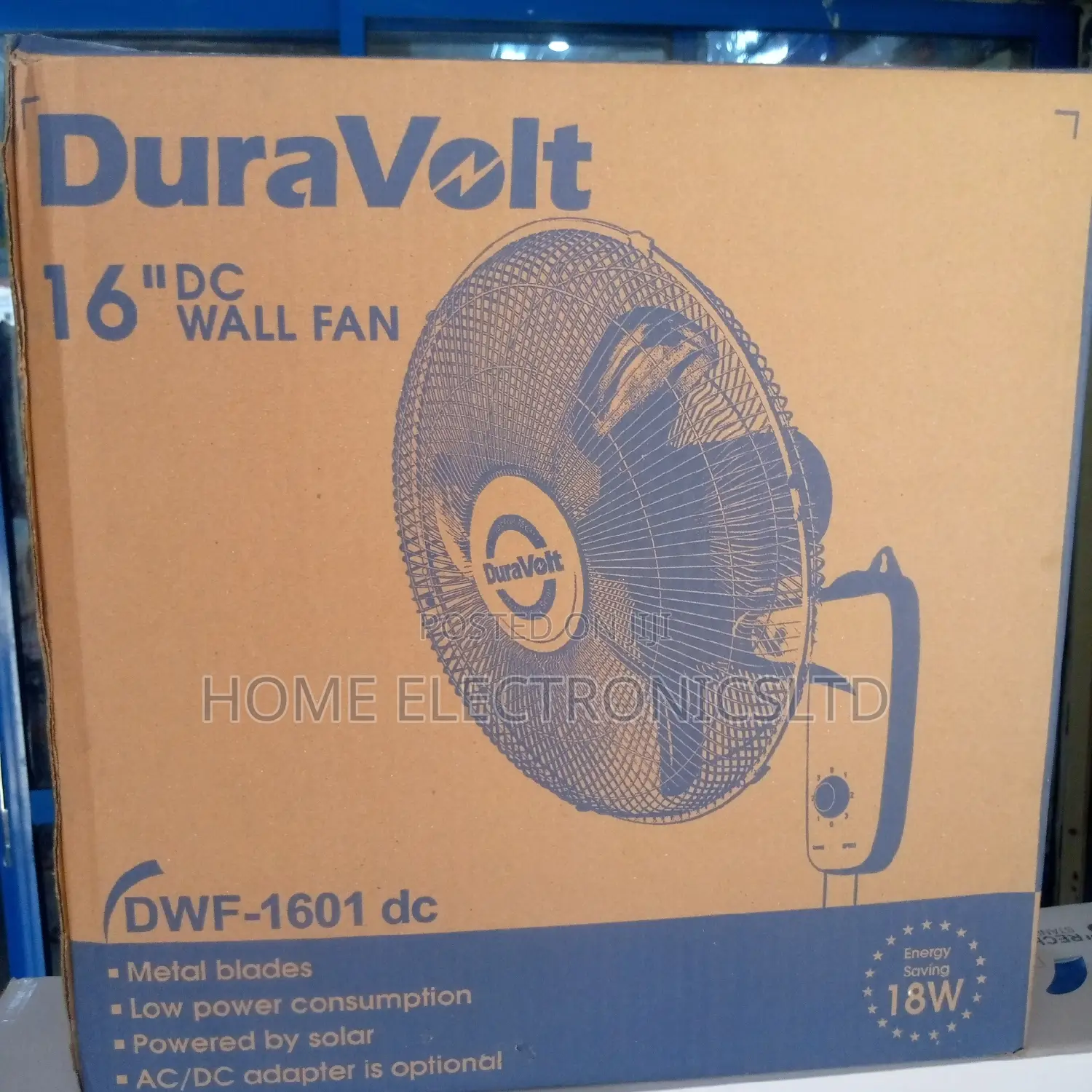 Duravot Wall Fan 16 Inches