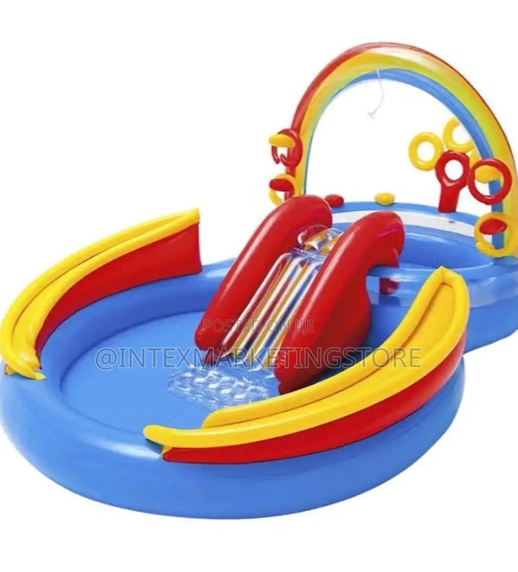 Intex Inflatable Rainbow Ring Play Centre