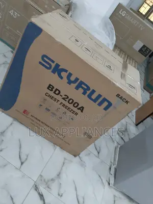 SKYRUN Chest Freezer 200l Grey Color