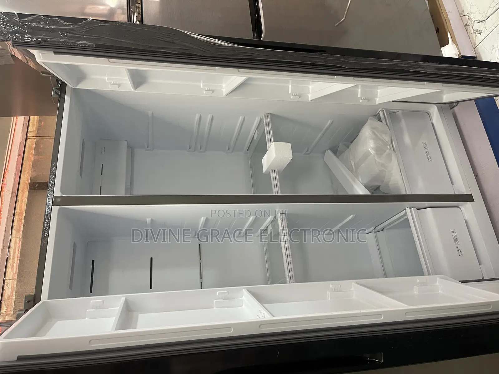 529 Litres Side by Side TCL Inverter Refrigerator