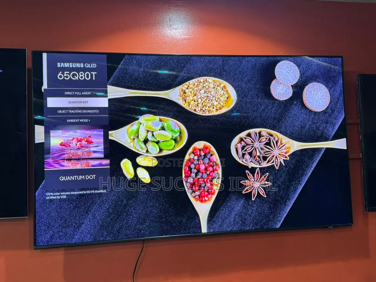 SAMSUNG 65" Class QLED Q80T Series UHD Direct Full Array