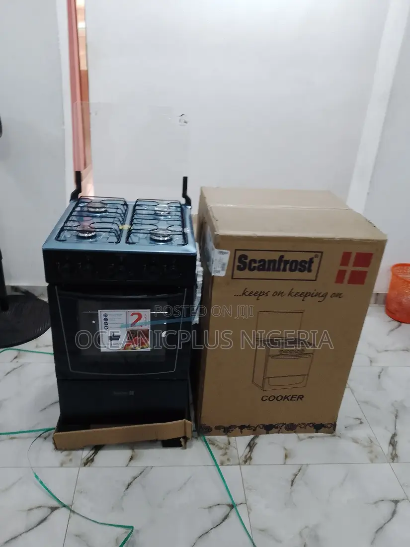 Gas Powered Flame Scanfrost 4 Burner and Oven