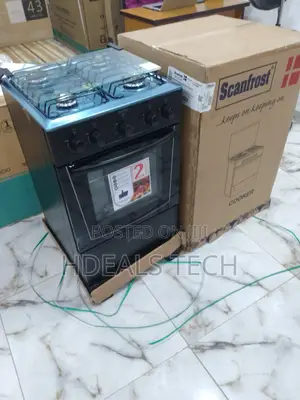 High Grade Scanfrost Gas Cooker 4 Burner.