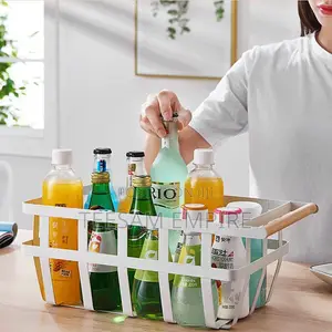 Nordic Iron Decorative Kitchen Storage Baskt