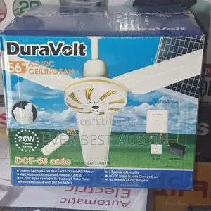 Dura Volt 56inches Ac/Dc Solar Ceiling Fan