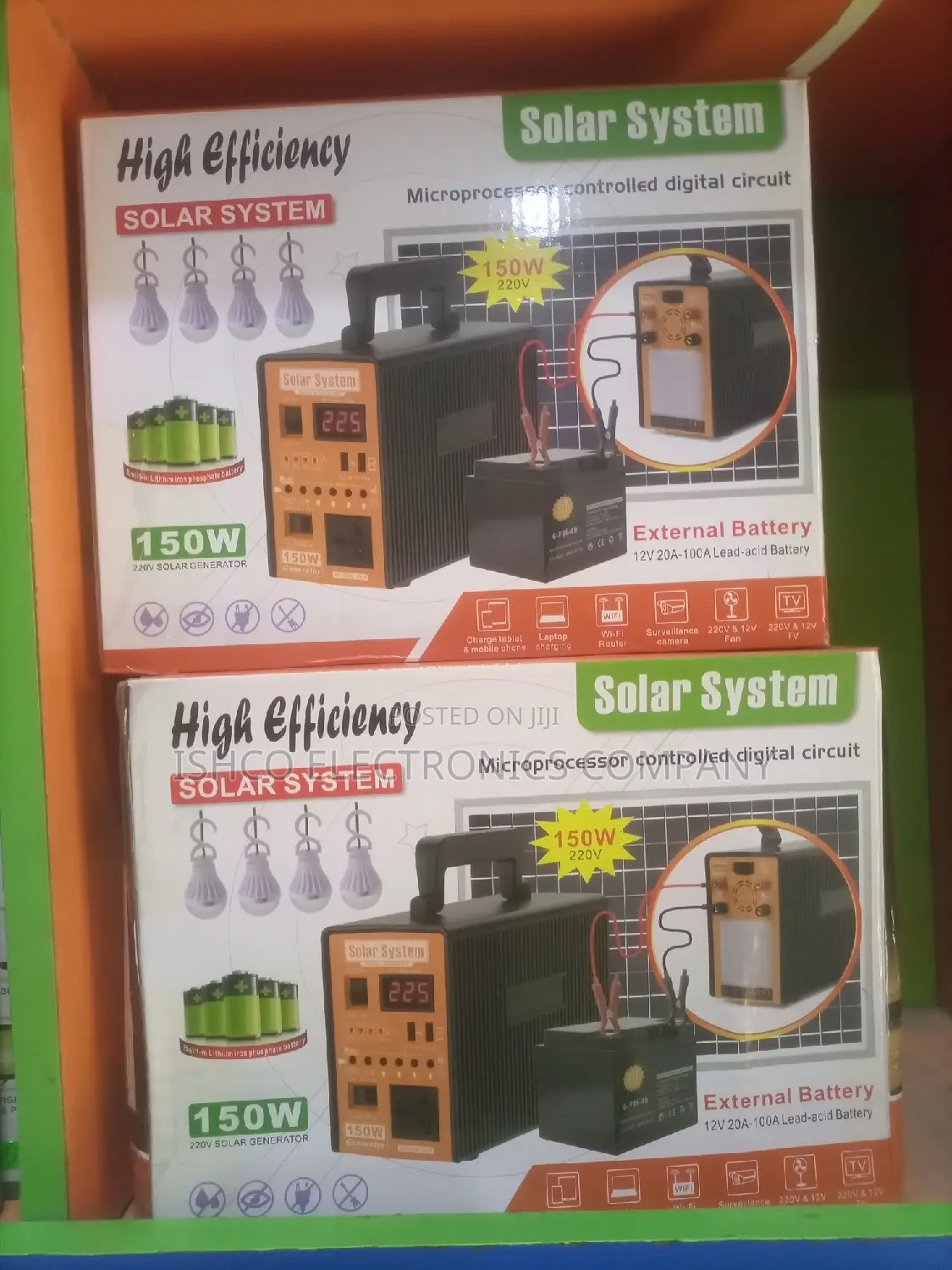 150watt High Efficiency Solar Power Generator