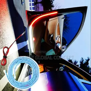 2x Car Door Opening Warning LED Lights Welcome Decor Lamp