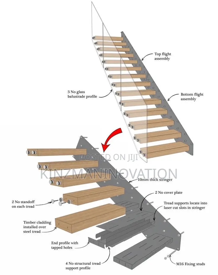 Floating Staircase/Suspended Staircase