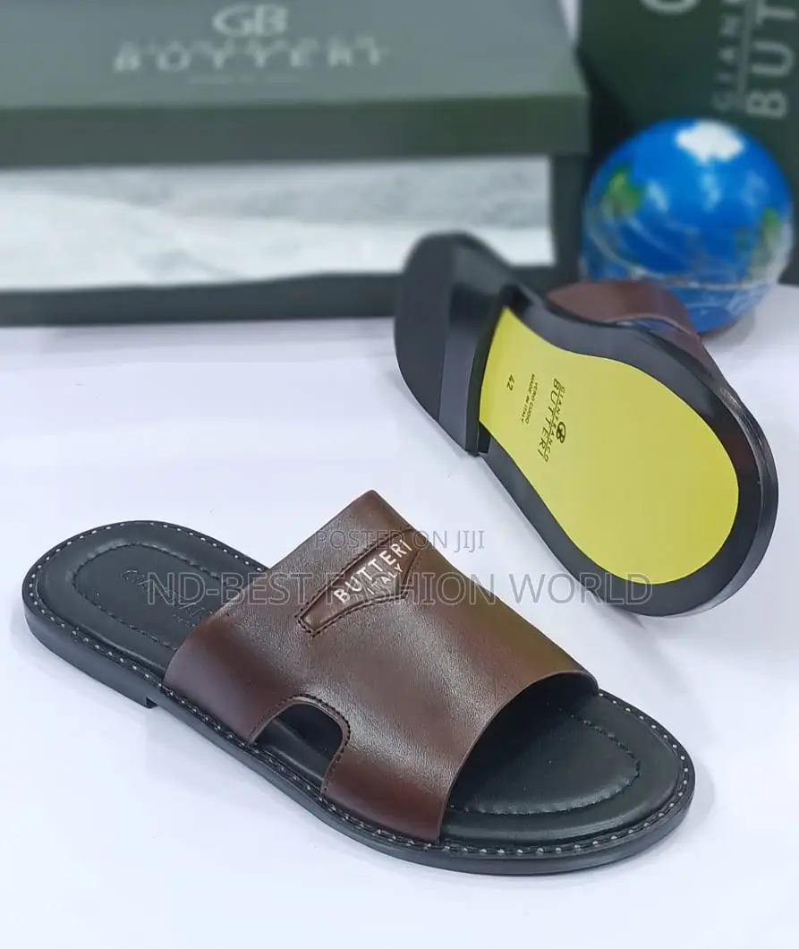 Pure Leather Slippers