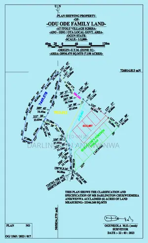 An Acres and Plots of Land for Sell Near Agbara Industrial