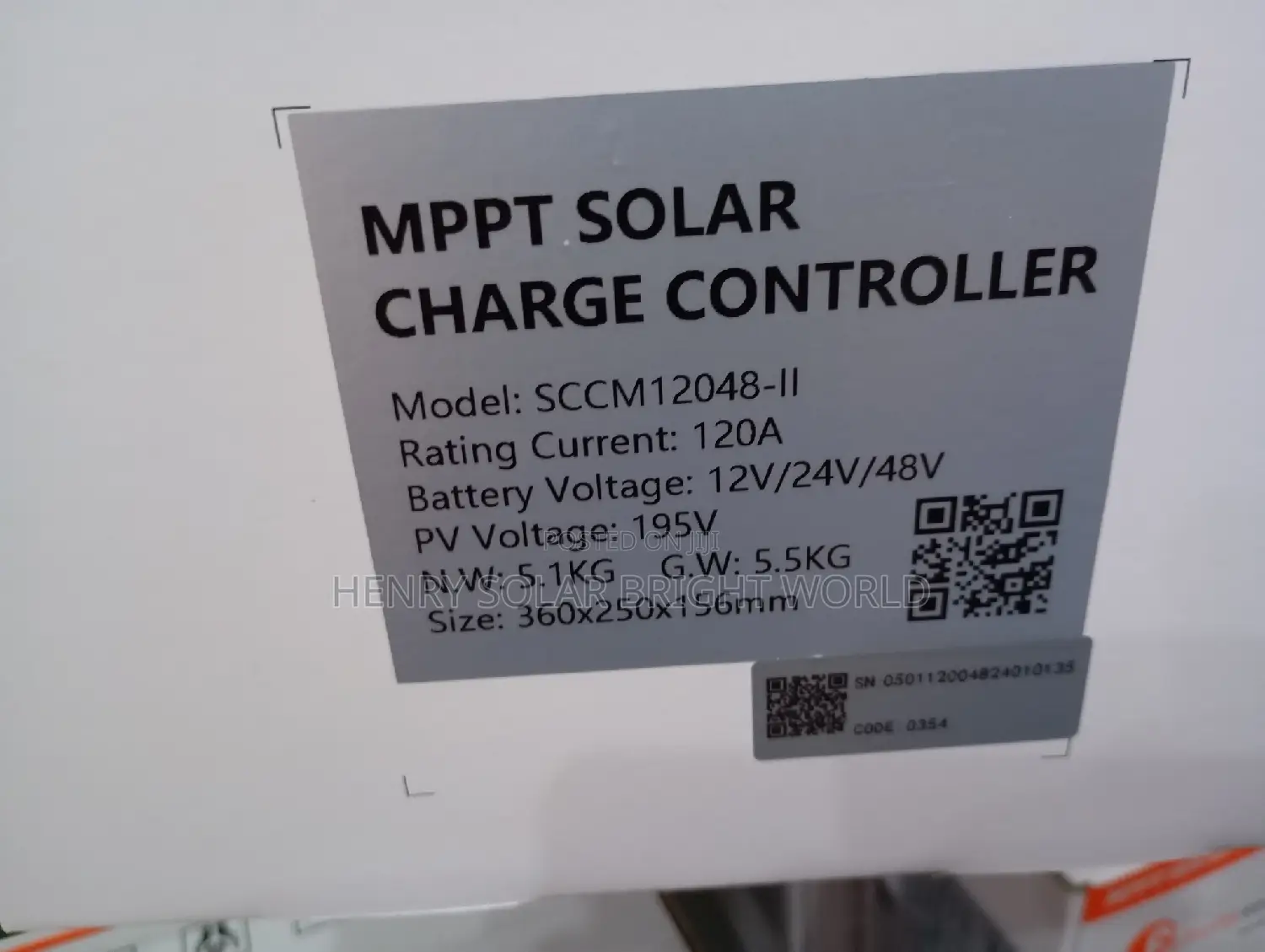 Felicity 120a Charger Controller