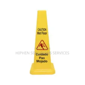 Safety Cone With “Caution Wet Floor