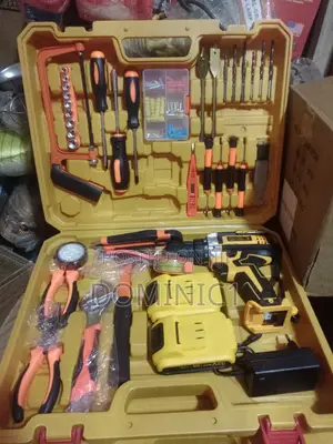 Dewalt Cordless Battery Drill With Tools