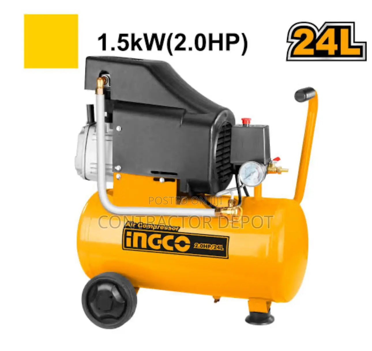 Ingco Air Compressor 2.0HP 24L - AC2024