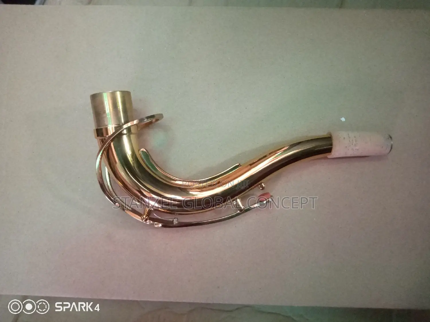 Tenor Saxophone Neck Gold
