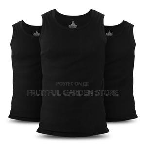 Men Sleeveless Bodybuilding Singlet - Black