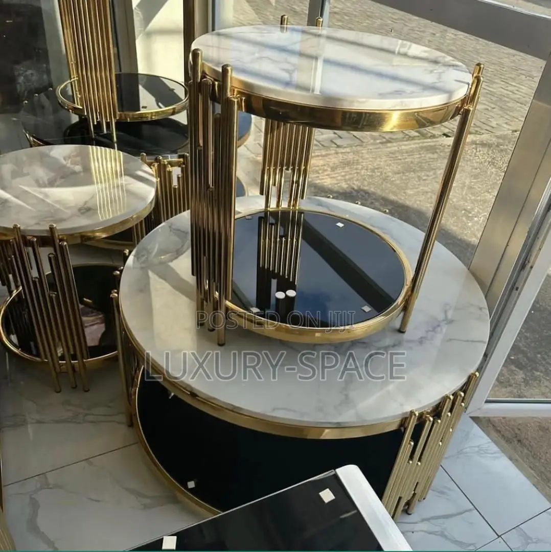 Luxury Marble Center Table Set