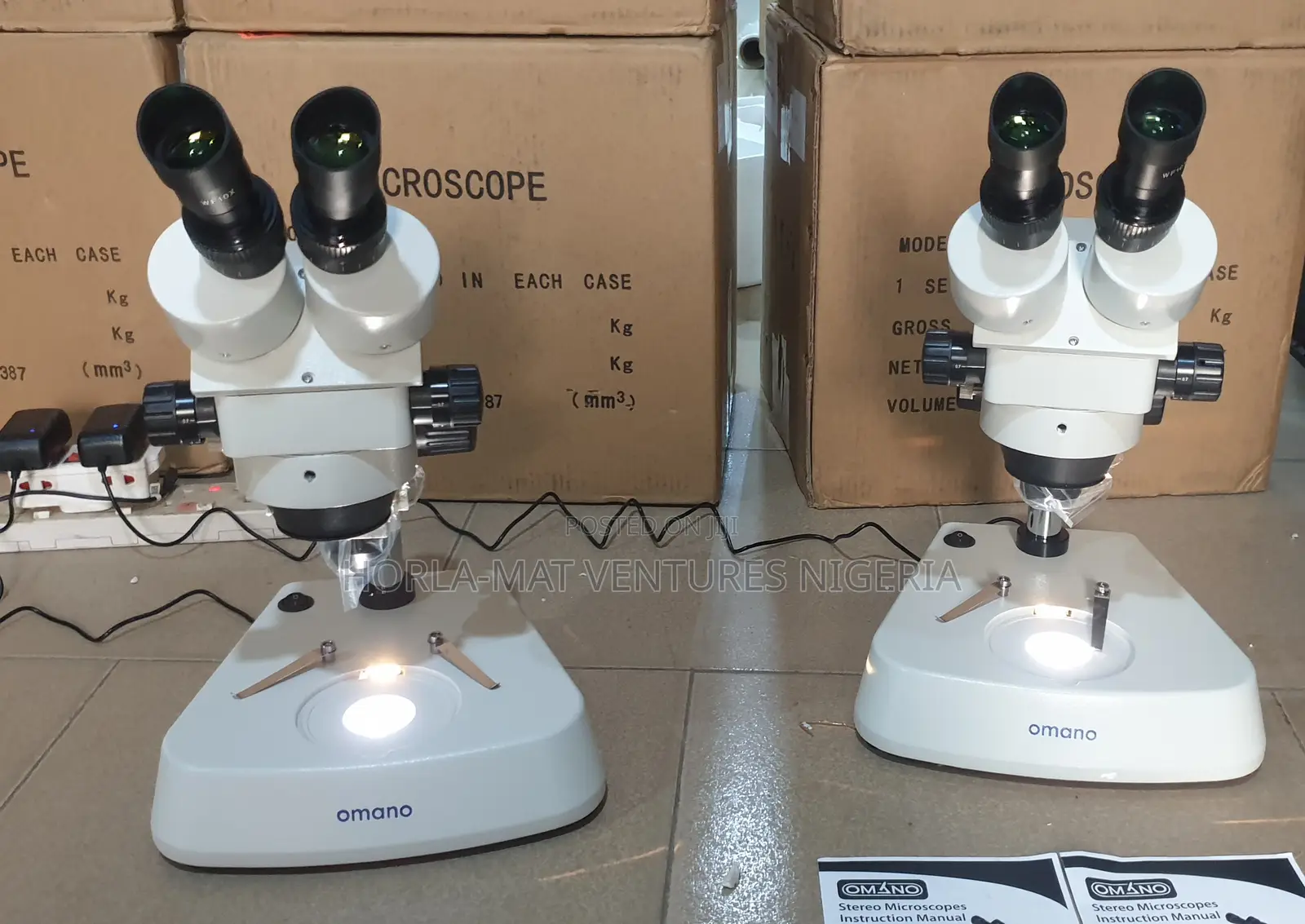 Binocular Paleontological Microscope (OMANO)