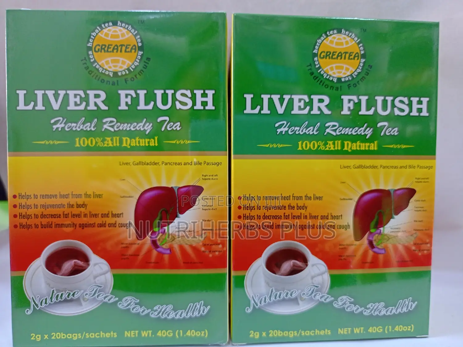 Liver Flush Tea: Helps to Rejuvenate the Body System(1pack)