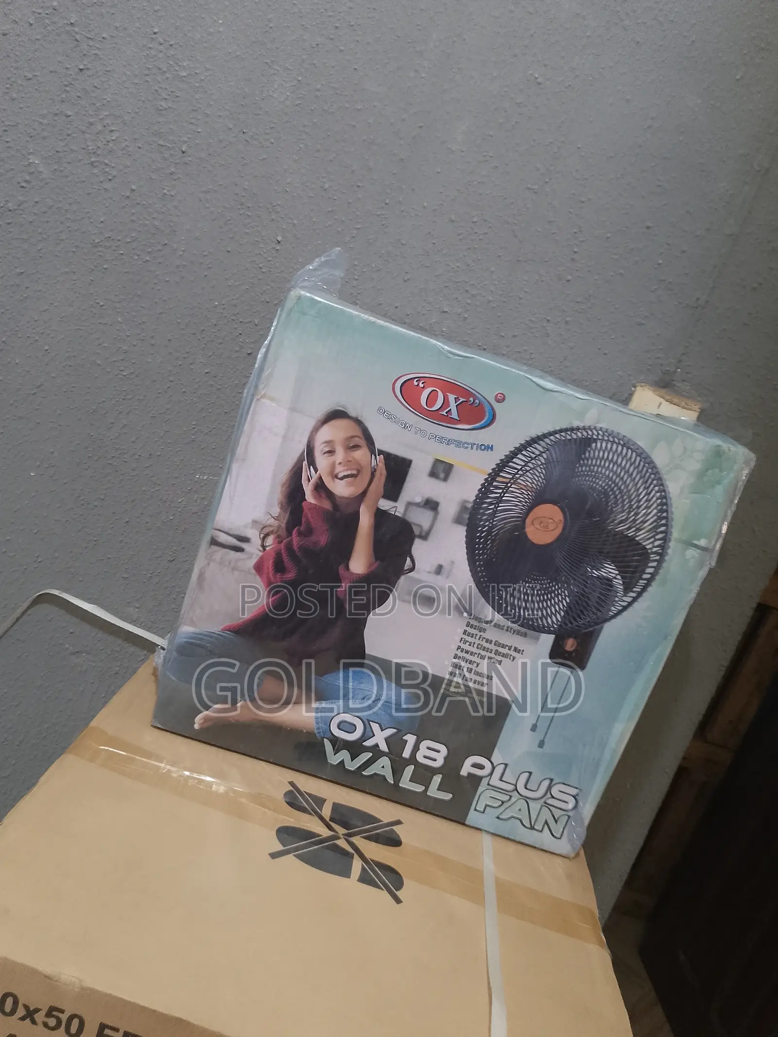 New OX Wall Fan (18 Plus)