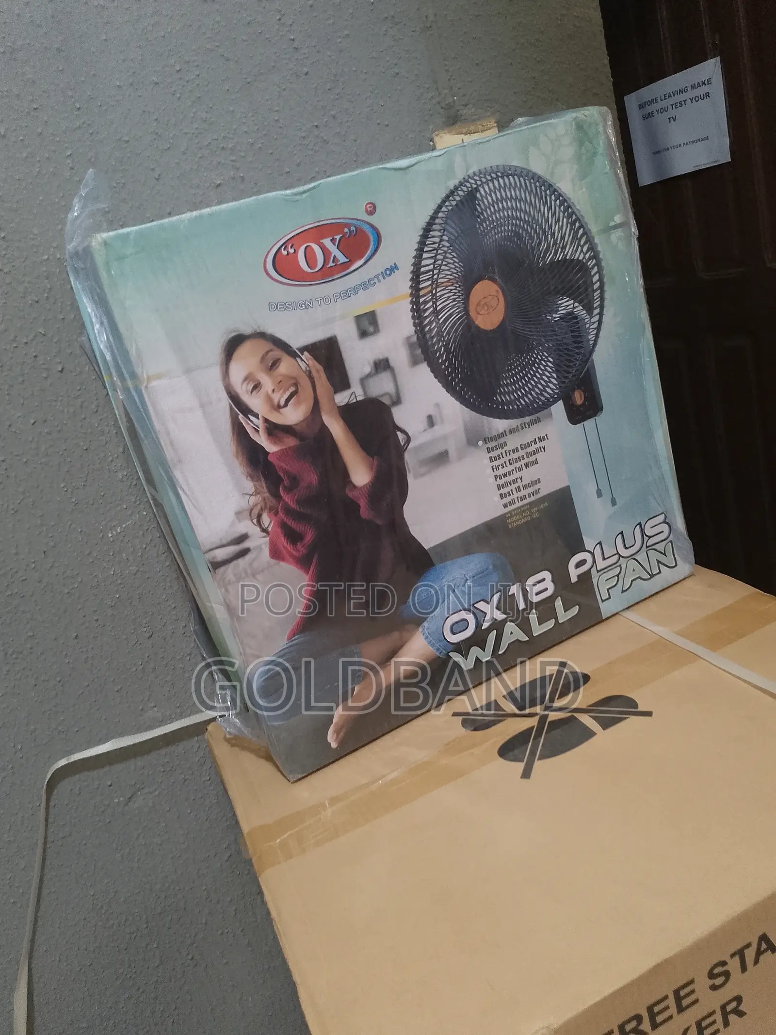 Quality OX Wall Fan (18 Plus)