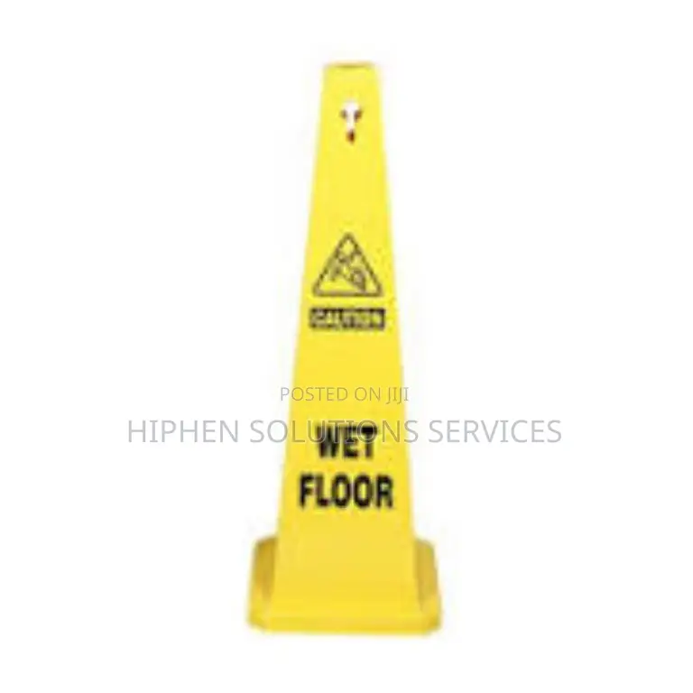 Cone Caution Sign