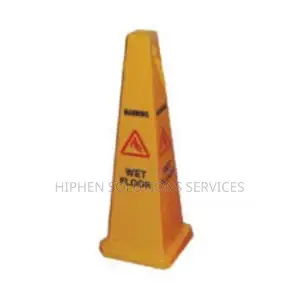 Safety Floor Cone/Sign - Wet Floor Yellow 89cm